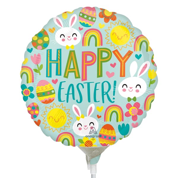 9" Easter Icons Air Fill Balloon