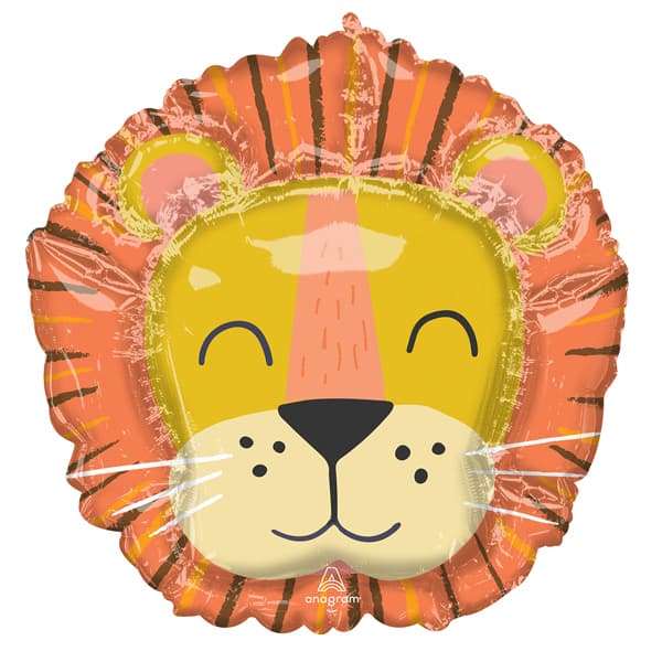 Get Wild Lion Head Supershape Balloon