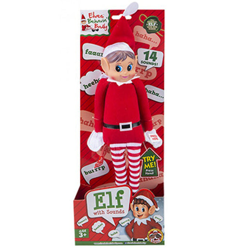 Elves Behavin' Badly Personalise Your Elf Boy & Girl, Adorable Elf Plush  Sits And Watches Over Your Home At Christmas Time