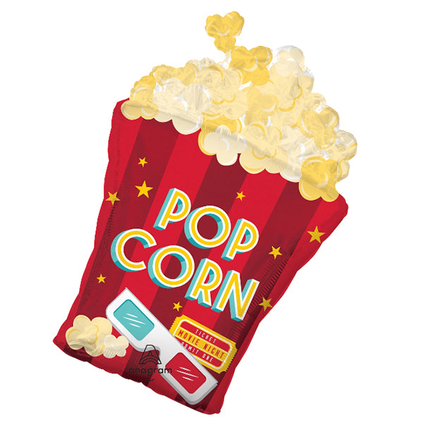 Movie Night Popcorn Balloon