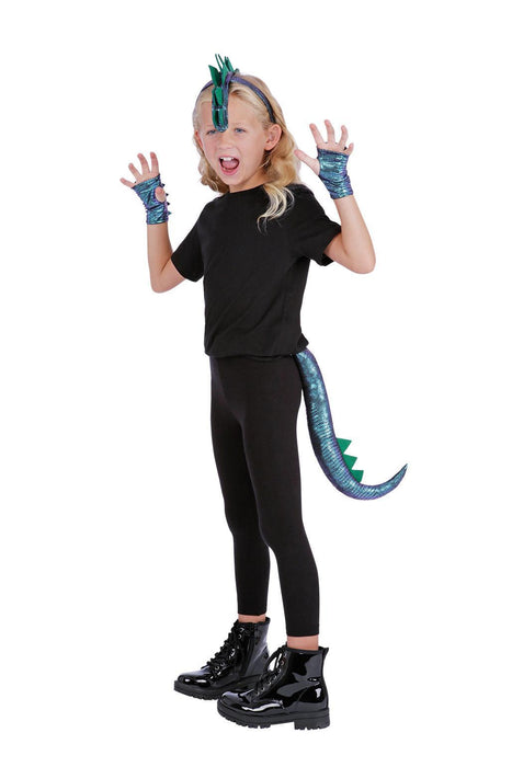 Kids Purple Metallic Dragon Kit