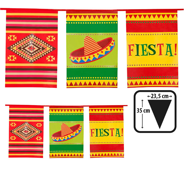 Fiesta Plastic Bunting