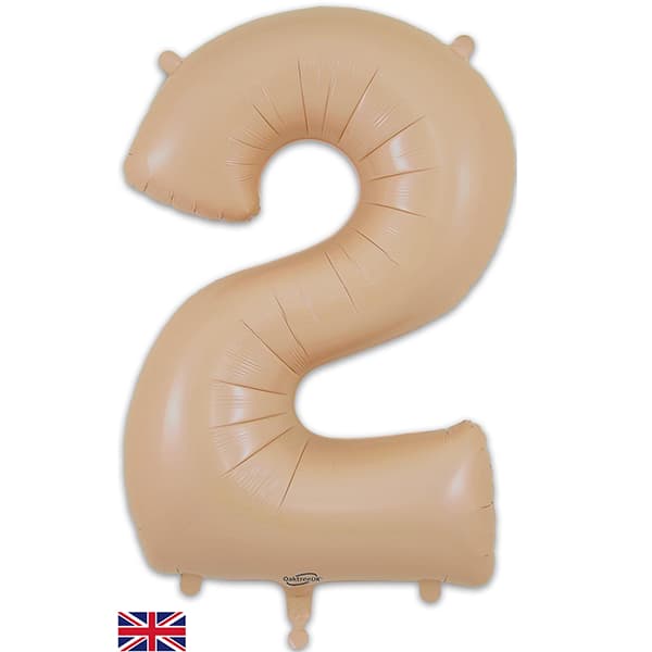 Nude 2 Large Shape Number Balloon