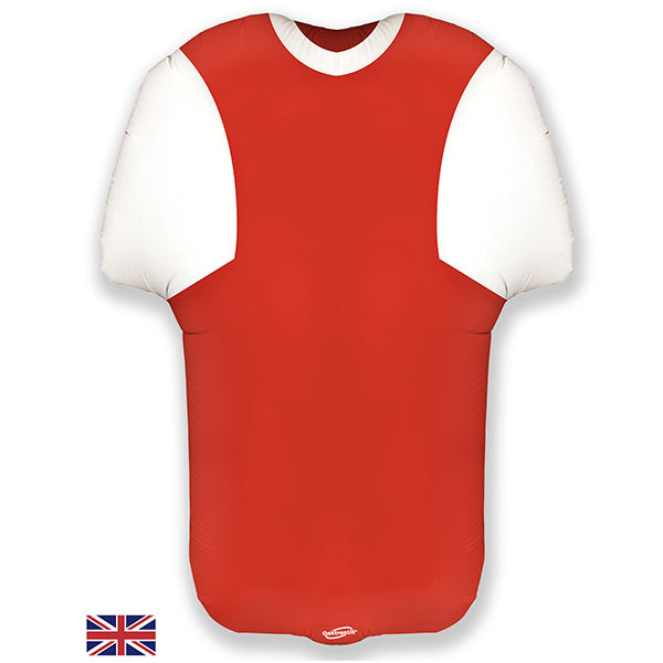 Red And White Sports Shirt Balloon