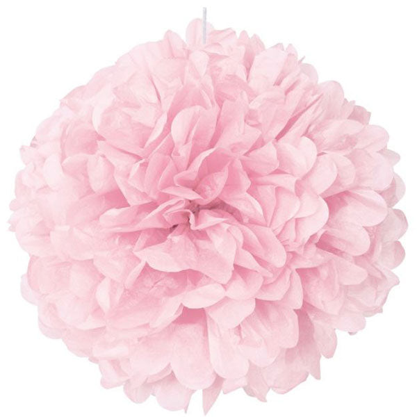 Lovely Pink Fluffy Paper Decorations