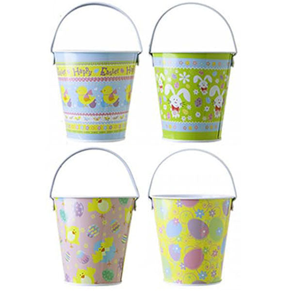 Easter Tin Candy Buckets