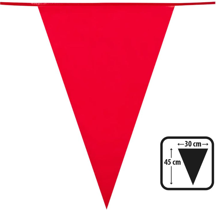 Red Giant Pennant Bunting