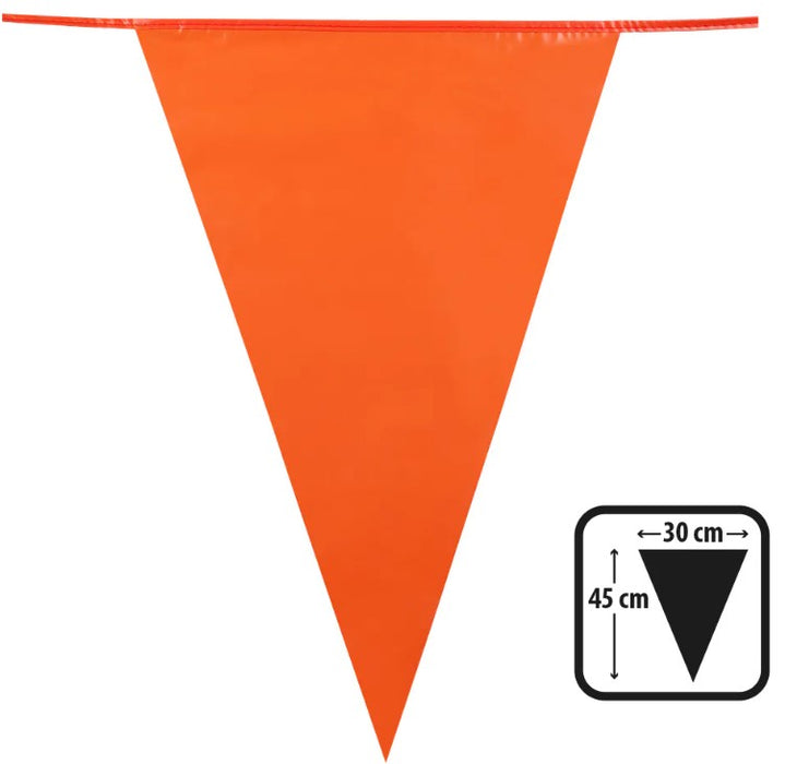 Orange Giant Pennant Bunting