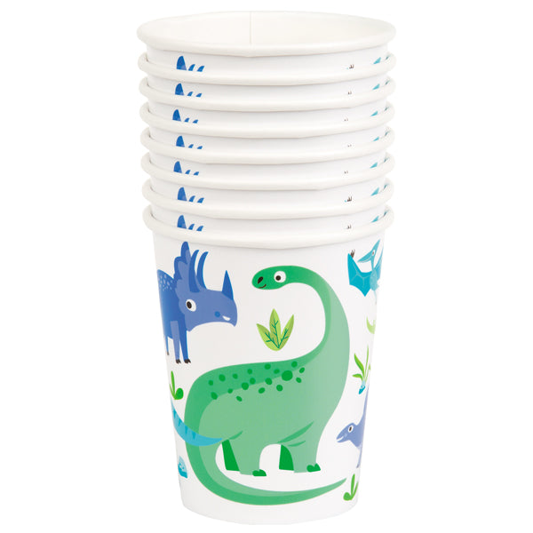 Dinosaur Paper Cups 8pk