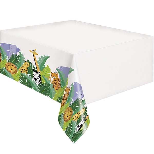 Safari Animals Plastic Tablecover