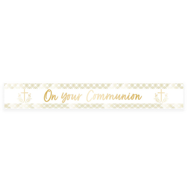 Communion Botanical Celebration Foil Banner