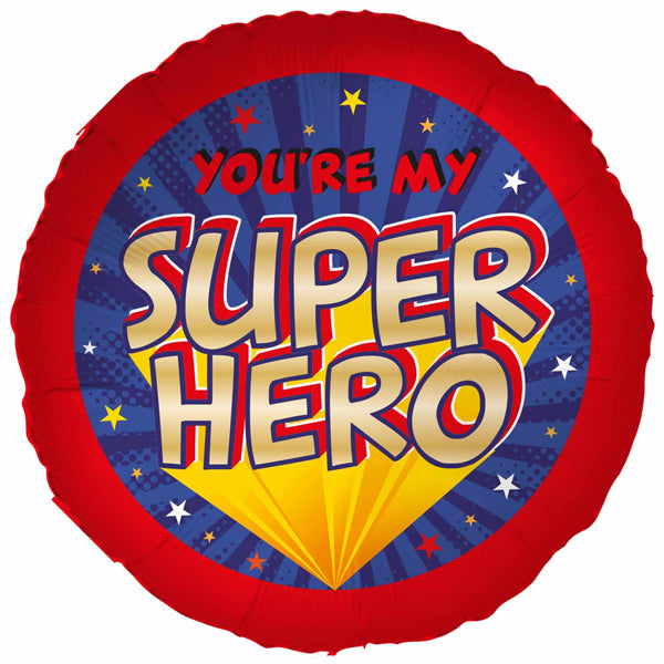 18" You're My Superhero Foil Balloon
