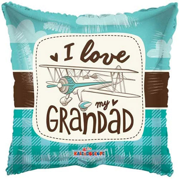 18" Love My Grandad Foil Balloon