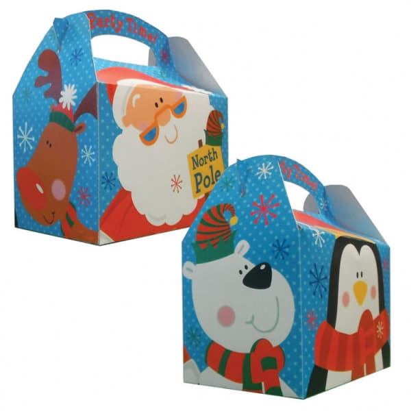 Christmas Penguin & Santa Party Food Box