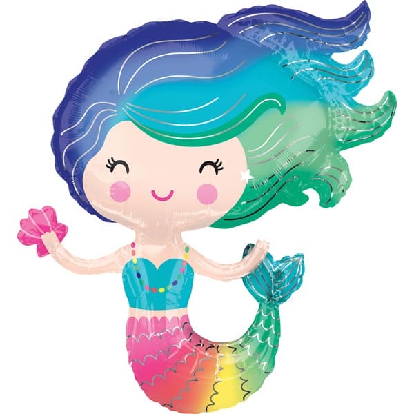 Colourful Mermaid Balloon