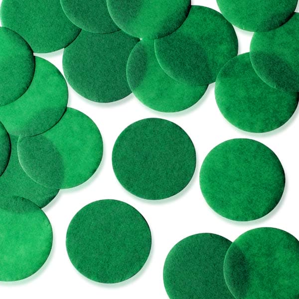 Green Circular Tissue Paper Confetti