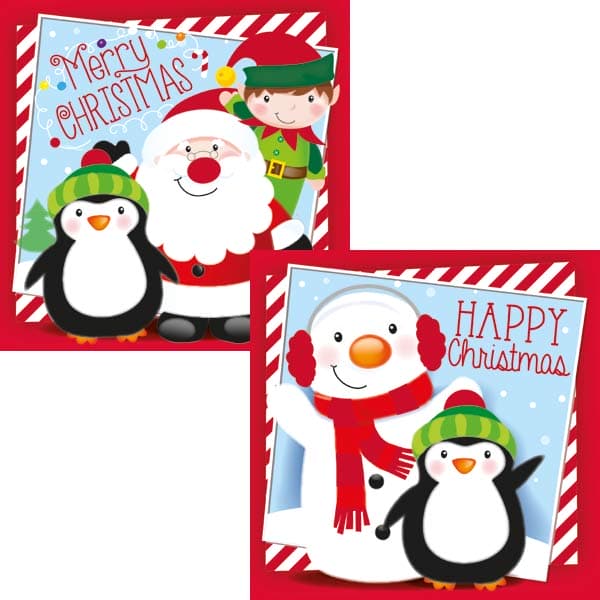 Cute Christmas Cards 12pk