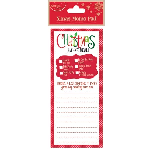 Christmas Memo Pad