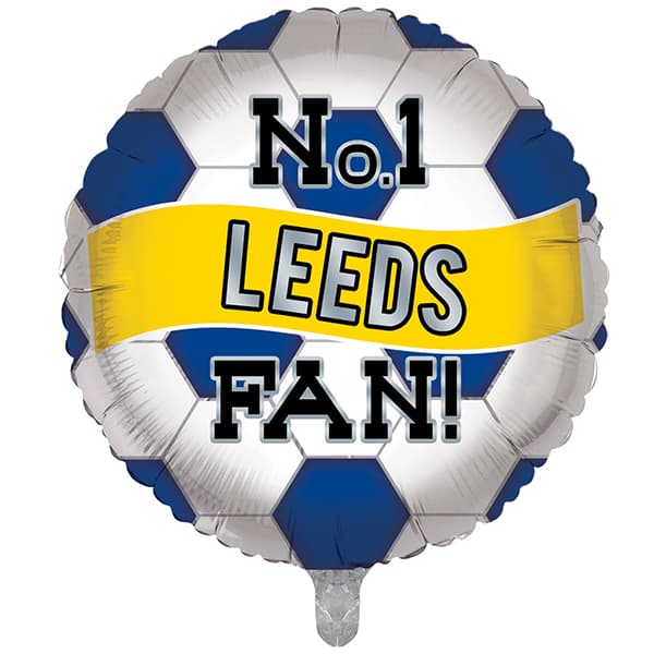 18" No1 Leeds Football Fan Foil Balloon