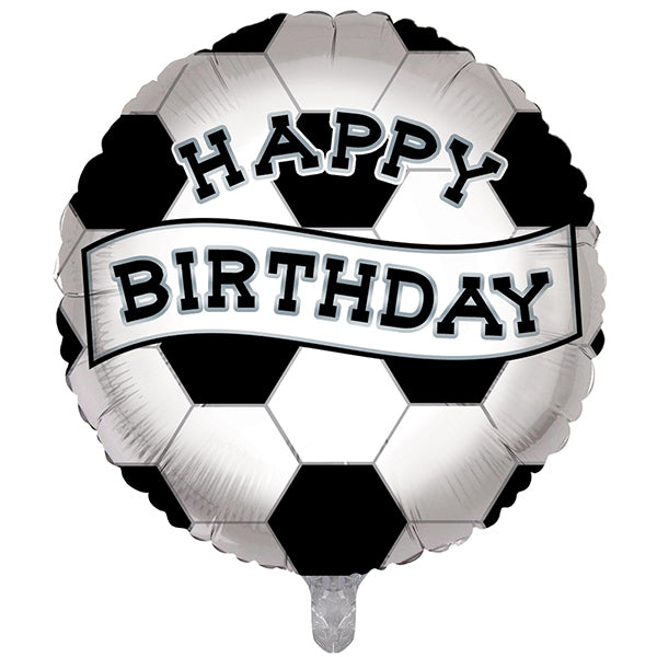 18" Newcastle Happy Birthday Football Foil Balloon