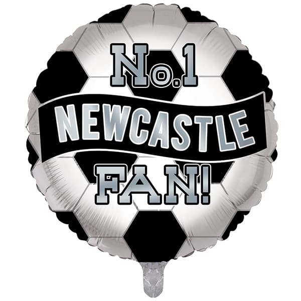 18" Newcastle Happy Birthday Football Foil Balloon