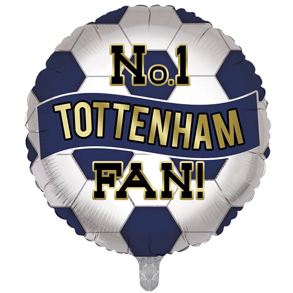 18" Tottenham Happy Birthday Football Foil Balloon