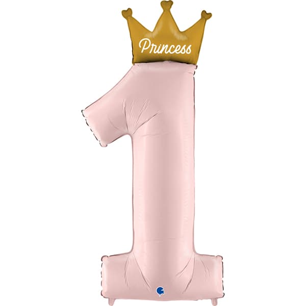 My 1st Birthday Princes Shape Balloon