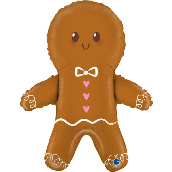 Cute Gingerbread Man Balloon