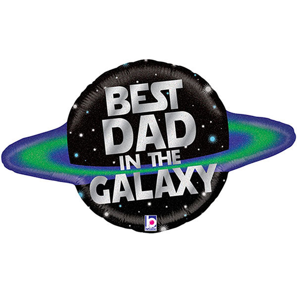 Best Dad In The Galaxy Large Shape Balloon