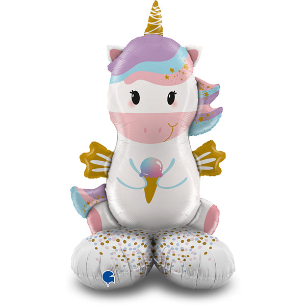 Chubby Unicorn Stand Up Balloon