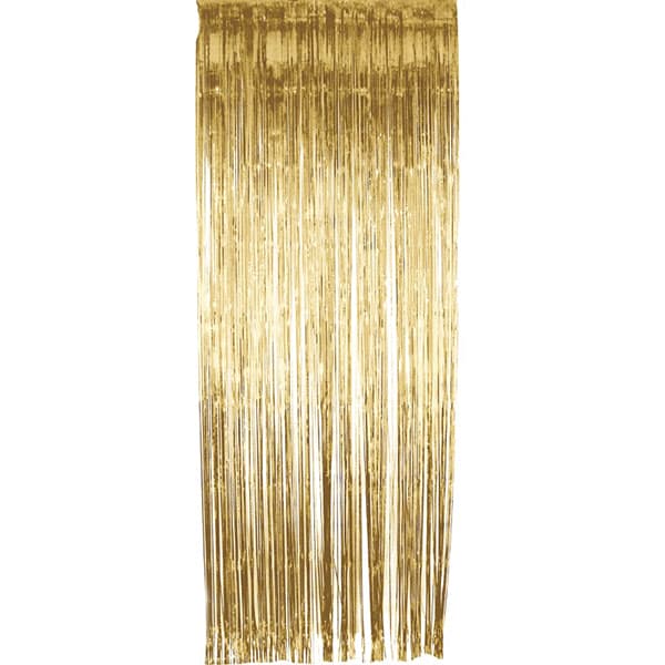 Gold Shimmer Curtain Decoration