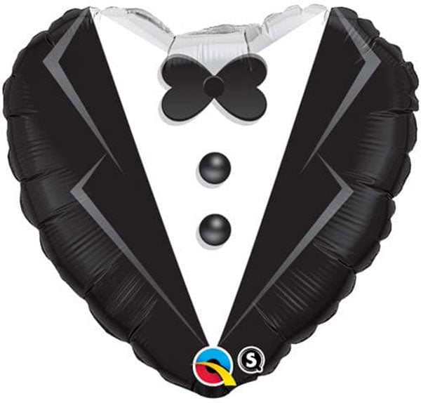 18" Wedding Tuxedo Foil Balloon