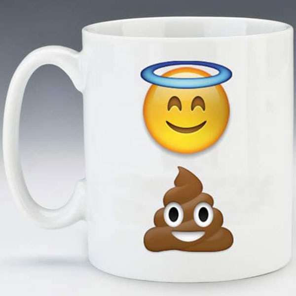 Holy Poo Emoji Mugs