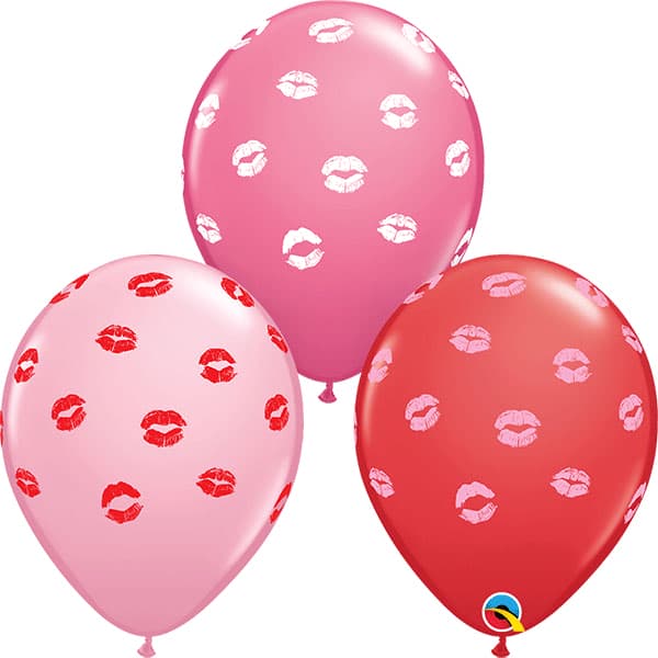 Kissey Lips Latex Balloons
