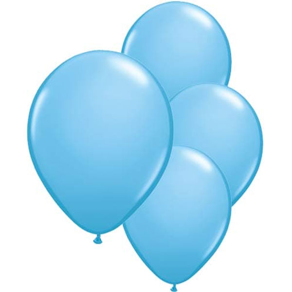 11" Pale Blue Latex Balloons 6pk