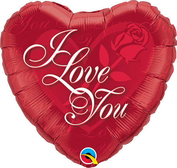 18" I Love You Roses Foil Balloon