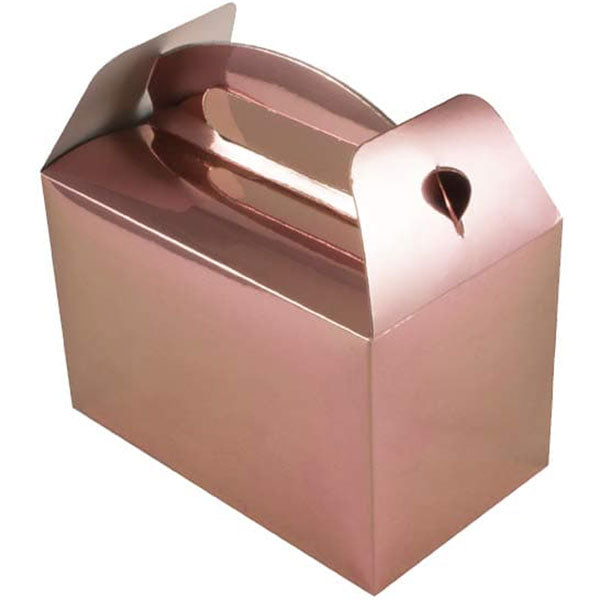 Metallic Rose Gold  Food Boxes 6pk