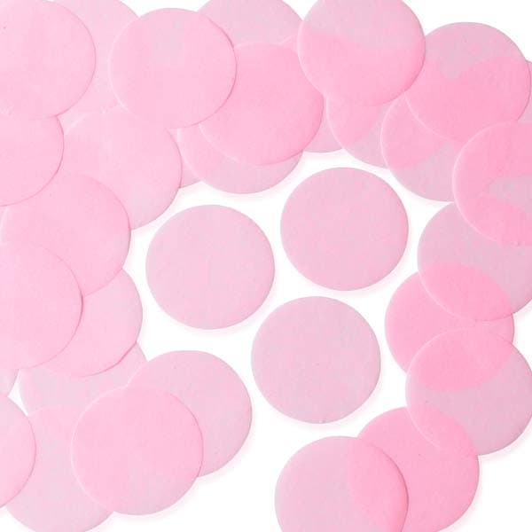 Light Pink Circular Tissue Paper Confetti