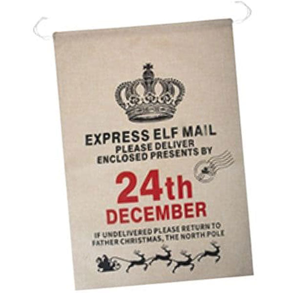 Express Elf Mail Christmas Sack