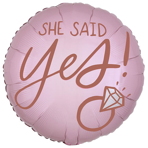 18" Blush Future Mrs Foil Balloon