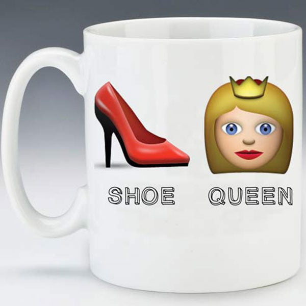Shoe Queen Emoji Mugs