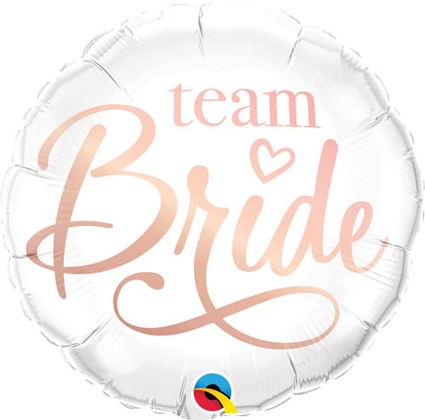 18" Team Bride Elegant Foil Balloon
