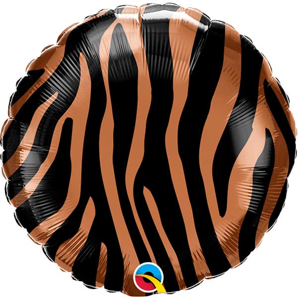 18" Tiger Stripes Foil Balloon