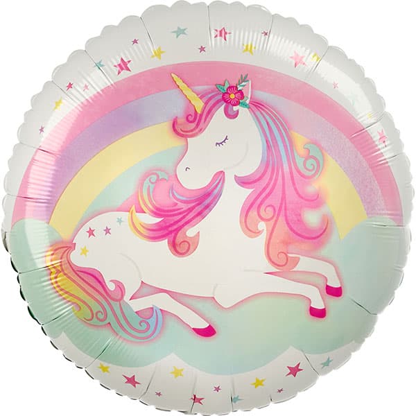 18" Enchanted Unicorn Foil Balloon