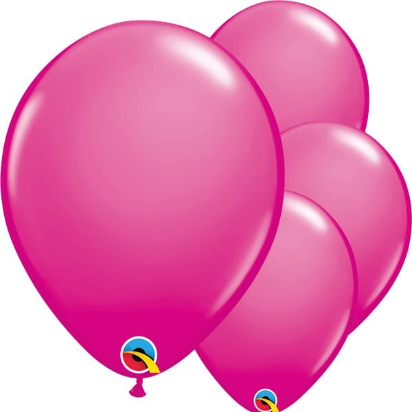 11" Wild Berry Latex Balloons 6pk