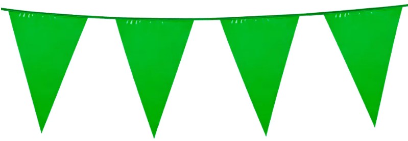 Green Giant Pennant Bunting