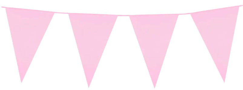 Pink Giant Pennant Bunting