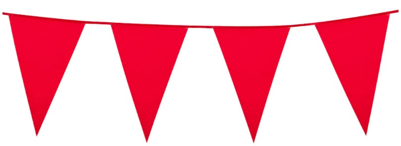 Red Giant Pennant Bunting