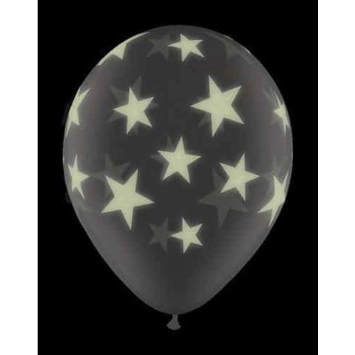 11" Glows Stars Latex Balloons 25pk