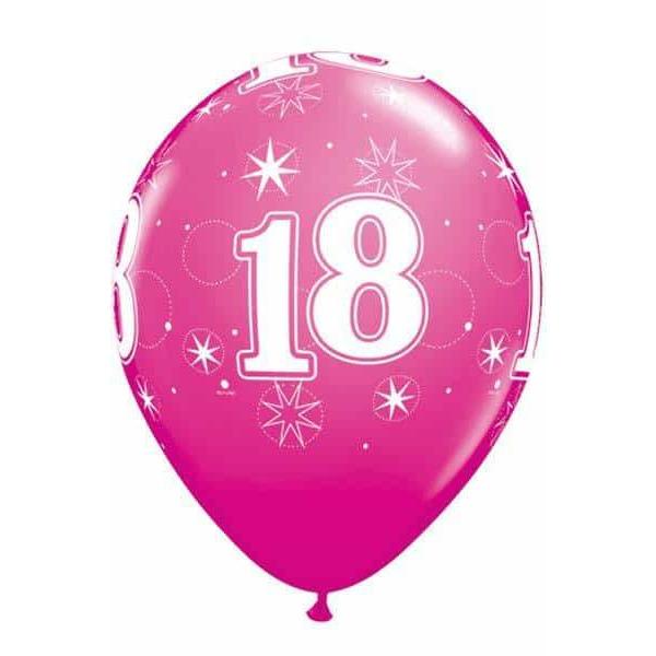 11 Inch 18 Wild Berry Sparkles Latex Balloons 25pk